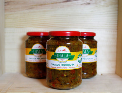 Spicy mechouya salad